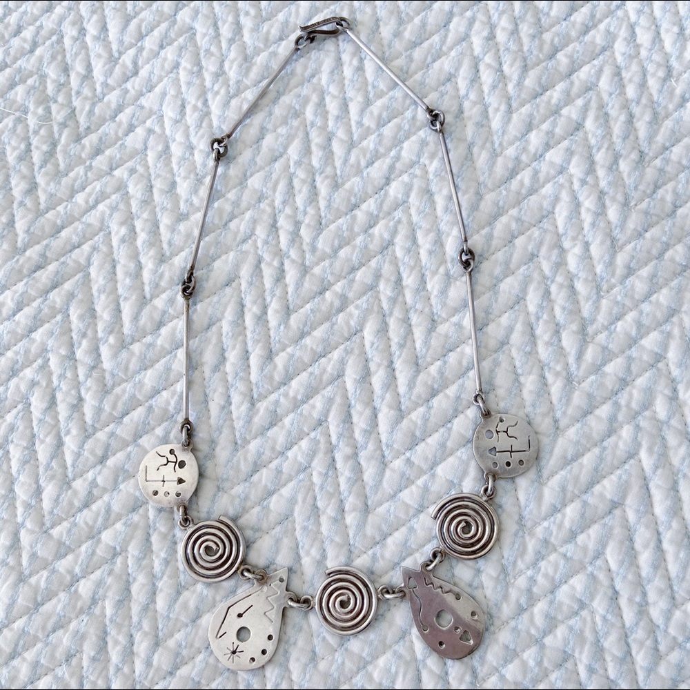 Sterling silver hand made one of a kind necklace